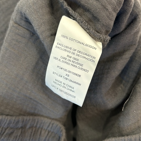 Jolt NWT Lightweight Gray Cotton Pants Size XS - Picture 5 of 10